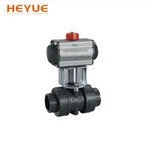 Válvula de esfera pneumática de PVC